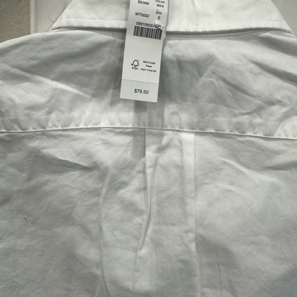 J. Crew Crisp White Dress Shirt - Picture 3 of 4
